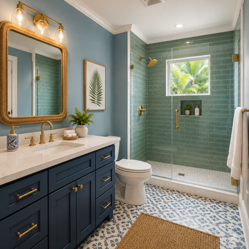 bathroom interior painting