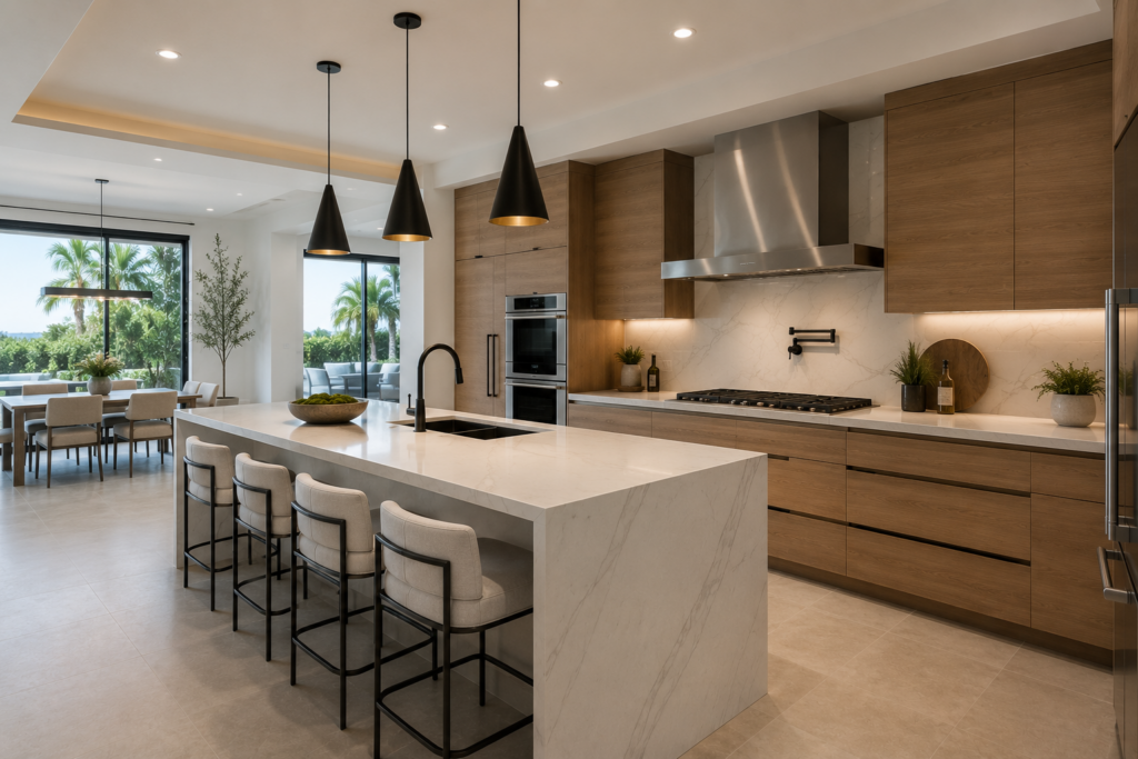 contemporary kitchen by united eagle construction
