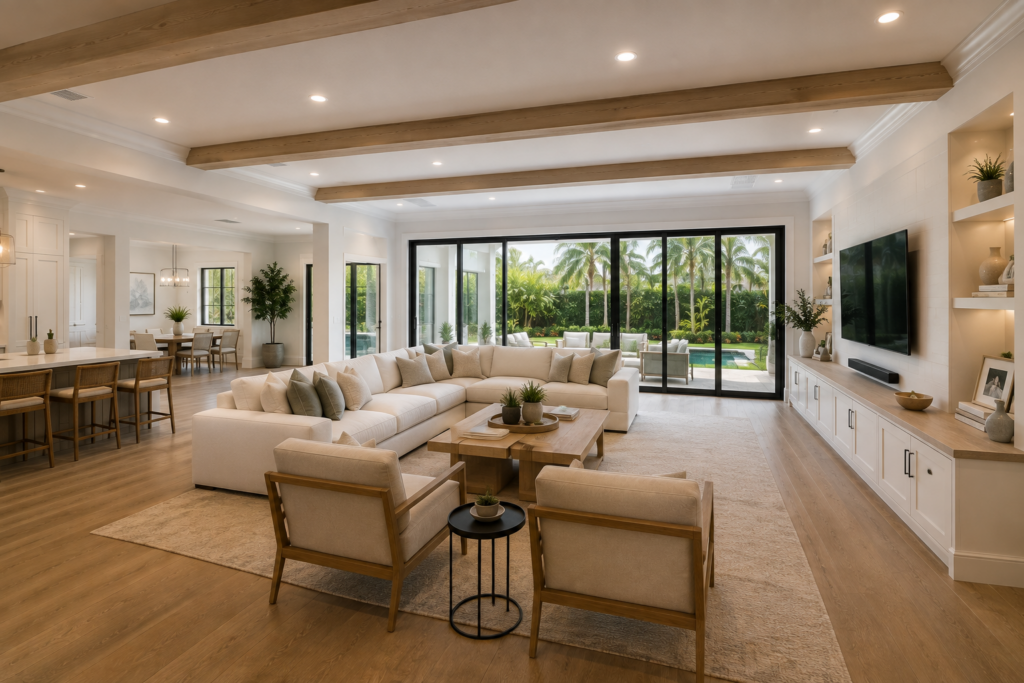expanded living room