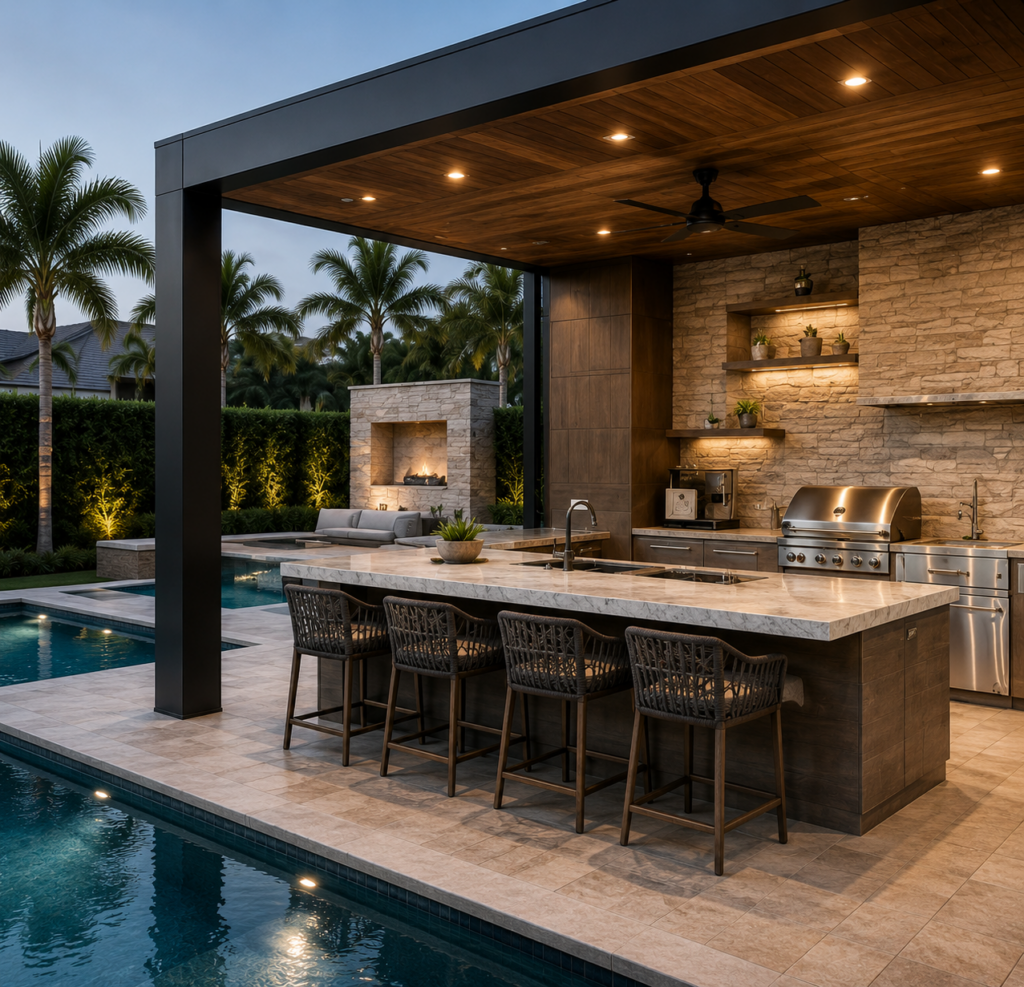 outdoor kitchen remodel