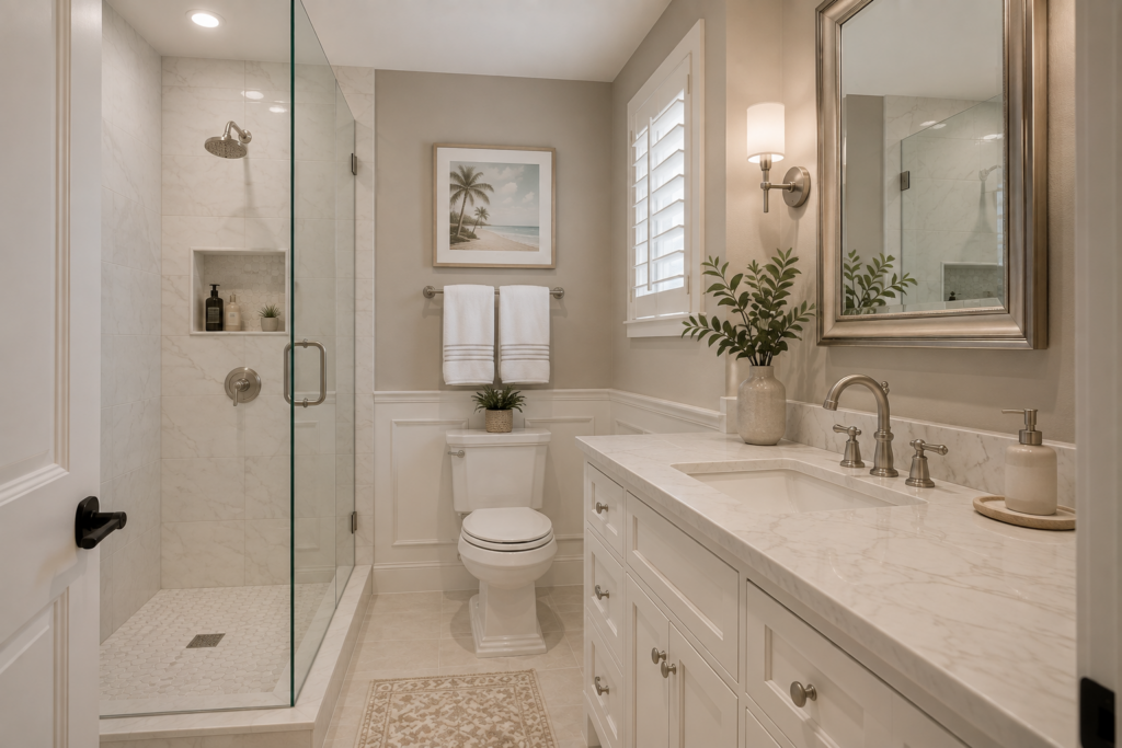 west boca raton guest bathroom remodel